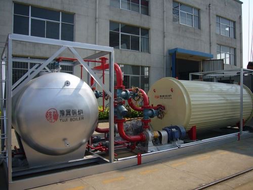 Rakitan Pengiriman Kiriman Sistem Pemanas Panas Minyak Thermal Boiler Thermal Fluid
