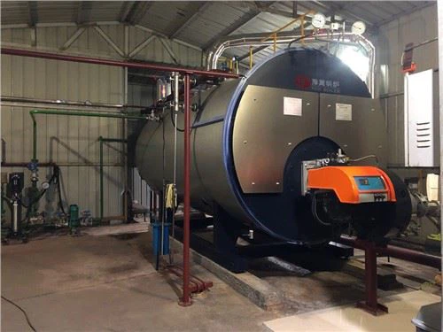 Jenis Horisontal Tabung Pemadam Kebakaran Minyak Industri / Gas Alam Ketel Uap Wns
