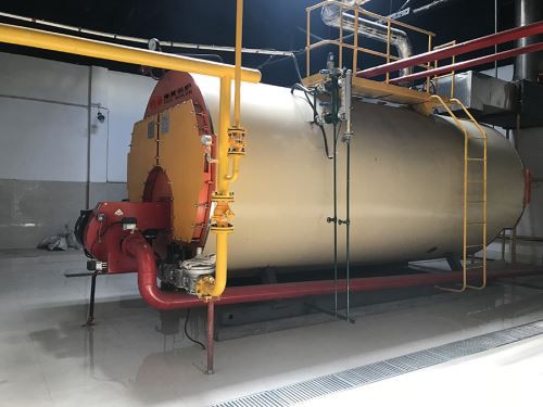 WNS Gas Bahan Bakar Ganda Dipecat Boiler Air Panas Industri
